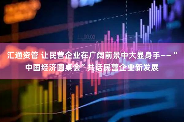 汇通资管 让民营企业在广阔前景中大显身手——“中国经济圆桌会”共话民营企业新发展